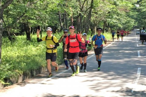 富士登山競走・試走会（五合目ゴール）