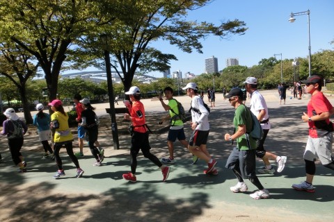 4/22　身体を使いこなしスピードアップする練習会【大阪城公園】