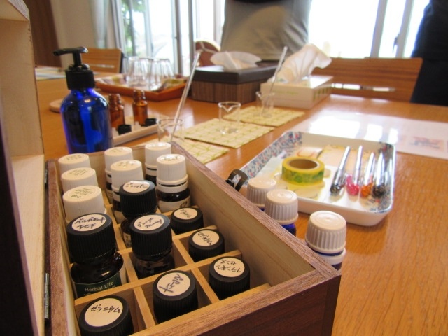 アロマオイル調合体験