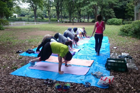 朝ヨガｉｎ駒沢公園　９／１７㈯