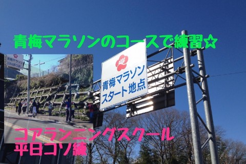 平日コソ練1DAY「憧れの青梅路30km試走☆初心者～サブ４目標脚づくり」