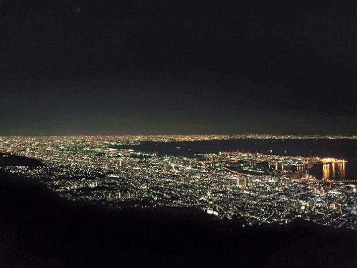 「日本三大夜景」掬星台からの夜景