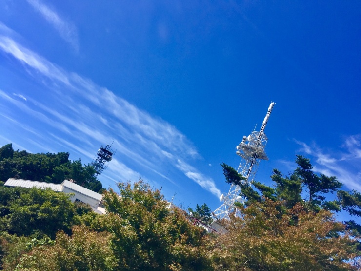 ゴール地点の摩耶山掬星台