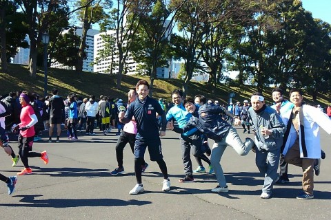 日の丸チャリティーラン@昭和の日