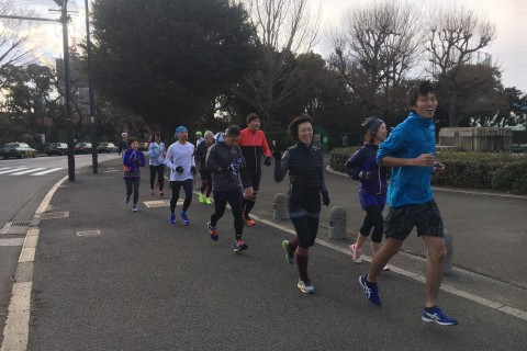 JOGLISペース走 神宮外苑で10km走ろう！