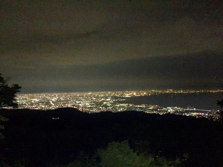 ナイトトレイルの絶景ポイント。