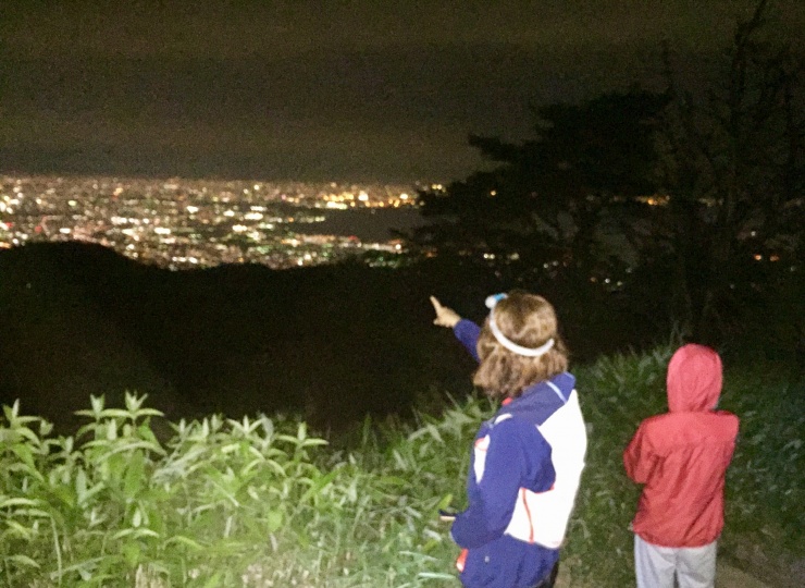 ナイトトレイルの絶景ポイント。