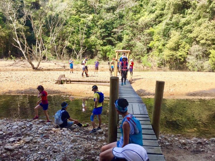 デイトレイルのルート。トウェンティクロスの河童橋。