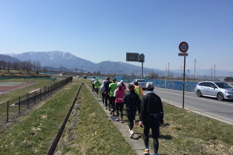 信州SUZAKAハーフマラソン試走会