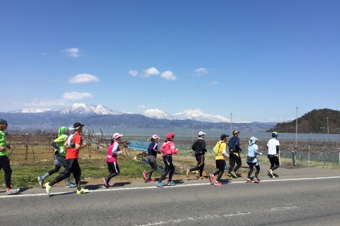 信州SUZAKAハーフマラソン試走会