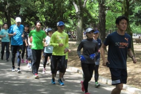 ランニング練習会in帝京科学大学