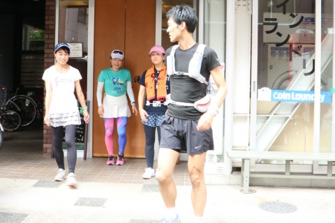 東京の街をジョギング＆銭湯＆居酒屋