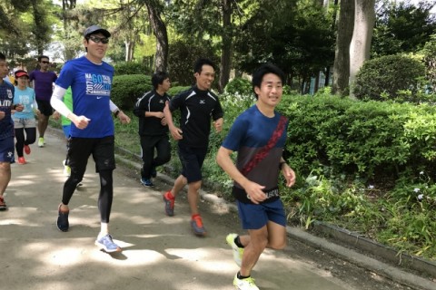 10月1日(日)　「10周ペース走@名城公園」　interlaken