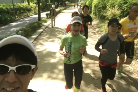 10月1日(日)　「10周ペース走@名城公園」　interlaken