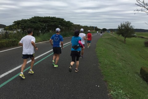 10/9　手賀沼エコマラソン試走会
