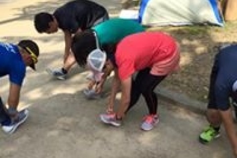 牧野仁の「ランニングフォーム改善セミナー！実践編」＠大阪城公園