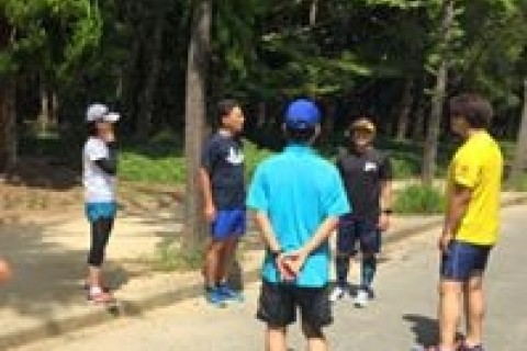 牧野仁の「ランニングフォーム改善セミナー！実践編」＠大阪城公園