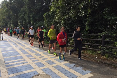 年末恒例【430/km】ペーサー付き40km走(T.T-AC )