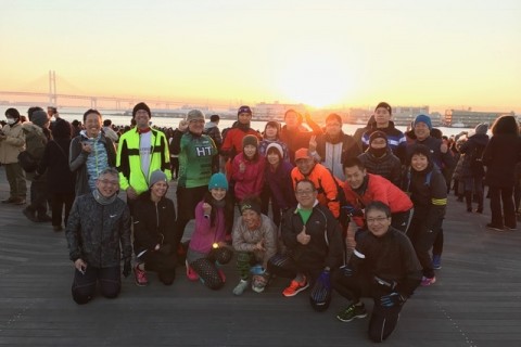 初日の出ラン2018