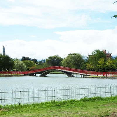 本格的スピード練習もできる開成山公園コース（郡山市）