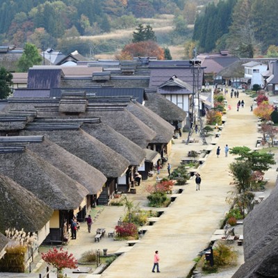 昔にタイムスリップ！宿場町・大内宿コース（下郷町）