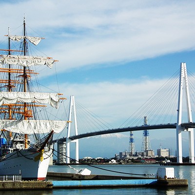 眺め最高！新湊シーサイド&海王丸パークコース（射水市）