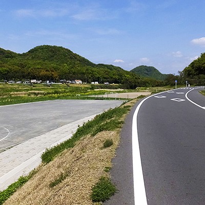 狩野川河川敷、長嶋茂雄ランニングコース（伊豆の国市）