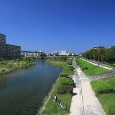 曲渕ダムまで遡る！室見川河川敷コース（福岡市）