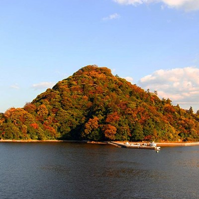 中海の南岸を走るなかうみマラソンコース（安来市）