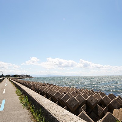 蜃気楼に出合えるかも？魚津の海沿いランコース（魚津市）