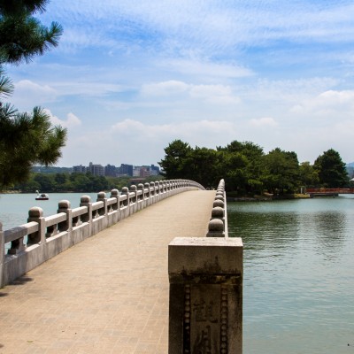 ランナーの聖地、大濠公園ジョギングロード（福岡市）