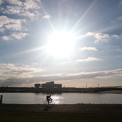 湖岸のサイクリングロード！彩湖一周コース（戸田市）