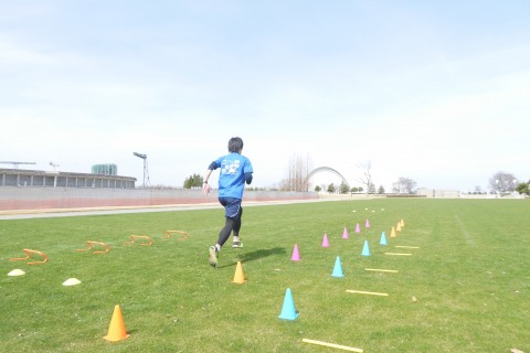 走りの基礎的な練習。体験してみませんか？