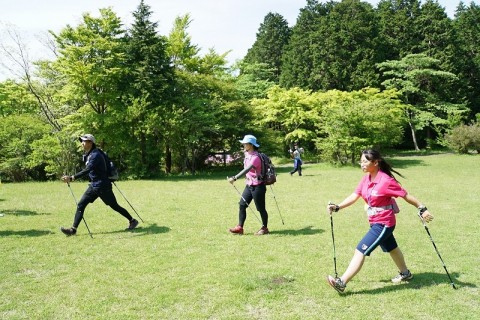 箱根ランフェス2018 ノルディックウォーキング