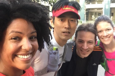 東京の街をジョギング＆銭湯＆居酒屋