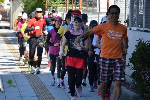 大阪マラソンコース（後半部分約21km）試走練習会