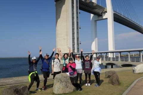 ［JoyRun☆985th］ランで旅する　〈新湊・ロケ地めぐり　夏の海辺・日本のベニス5ｋｍ〉