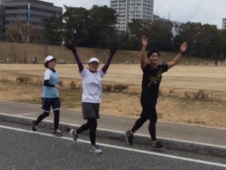 笑顔でゴール出来るようにサポートします!!