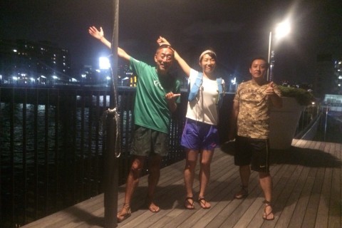 隅田川夕涼みラン＆銭湯＆居酒屋！