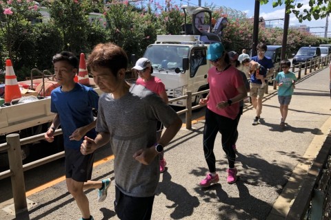 ナイスケアランニングクラブ定期練習会