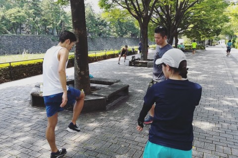 【富士山マラソン公式練習会】20km走＠皇居　"走ろうにっぽん"