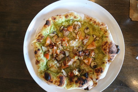 南部ライド！ご褒美ランチはピザ@Restaurant & Bar PORTO