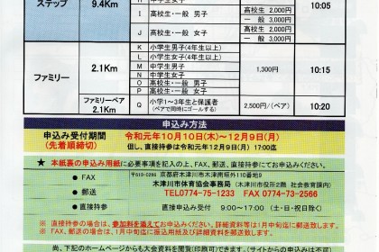 歴史めぐりマラソンin木津川 Runnet ランネット 大会ガイド エントリー