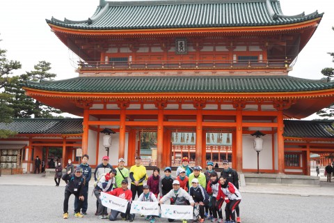 「京都マラソン2020　観光ラン」試走会の部（前半：12/21実施）