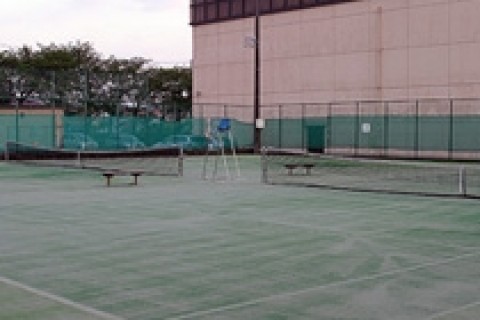【裾野市民体育館】　テニスコート
