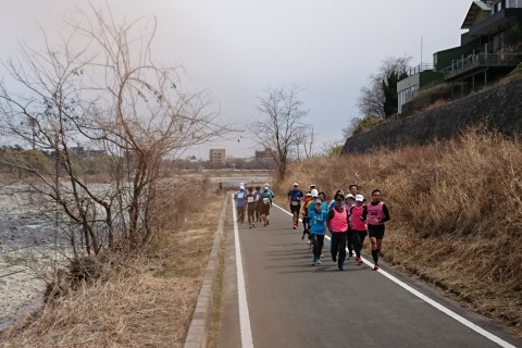 前橋・渋川シティマラソン３０ｋｍ走