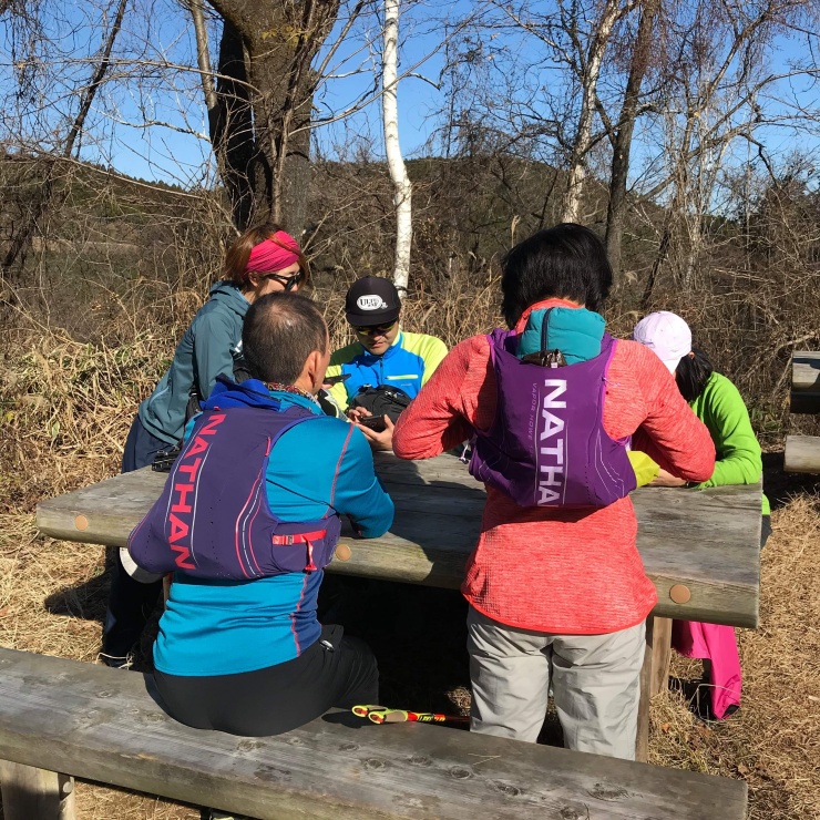 NATHANのザックの貸し出しイベントの様子です
