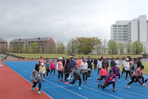 新緑のプリンセスランナー練習会