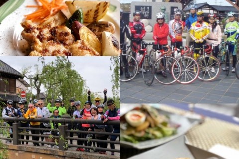 水郷二都を巡る　春のリバーサイドサイクリング　霞ケ浦総合公園レストハウス水郷前駐車場発着100km