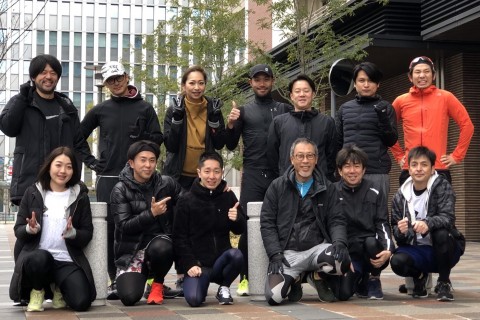 マラソン大会前ロングラン（鹿児島、東京マラソン対策）